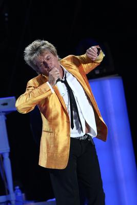 Rod Stewart koncert-stock-foto