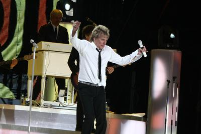 Rod Stewart koncert-stock-foto