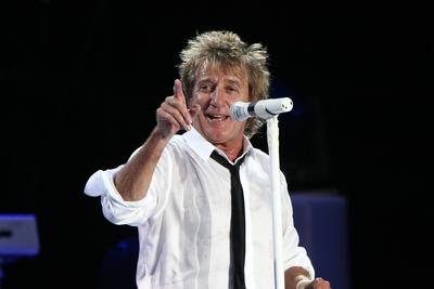 Rod Stewart koncert-stock-foto