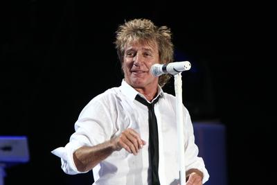 Rod Stewart koncert-stock-foto
