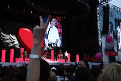 Rod Stewart koncert-stock-foto