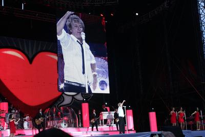 Rod Stewart koncert-stock-foto