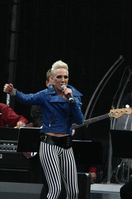 14. T-Mobile Kapcsolat koncert-stock-foto