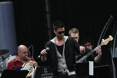 14. T-Mobile Kapcsolat koncert-stock-foto