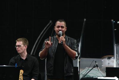 14. T-Mobile Kapcsolat koncert-stock-foto