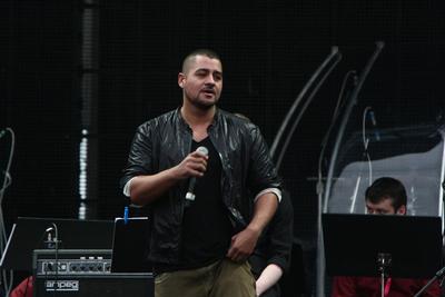 14. T-Mobile Kapcsolat koncert-stock-foto