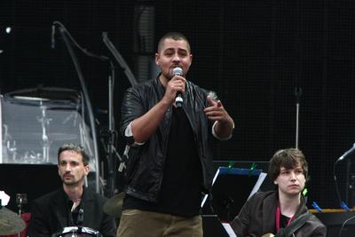 14. T-Mobile Kapcsolat koncert-stock-foto