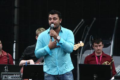 14. T-Mobile Kapcsolat koncert-stock-foto