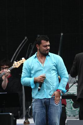 14. T-Mobile Kapcsolat koncert-stock-foto