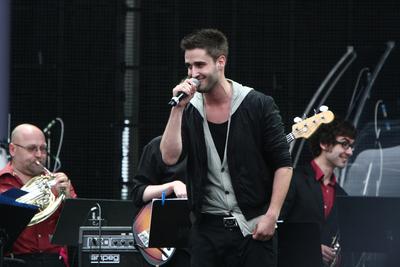 14. T-Mobile Kapcsolat koncert-stock-foto