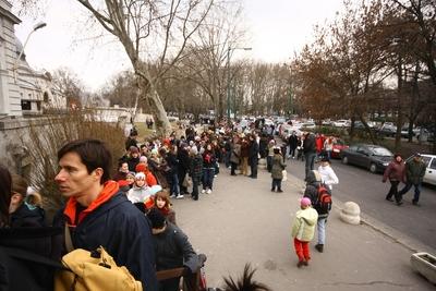 Hógolyó világrekord-kísérlet-stock-foto