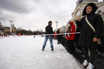 Hógolyó világrekord-kísérlet-stock-foto