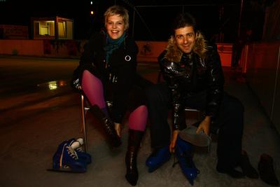 Juventus Jégterasz megnyitó-stock-foto