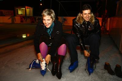 Juventus Jégterasz megnyitó-stock-foto