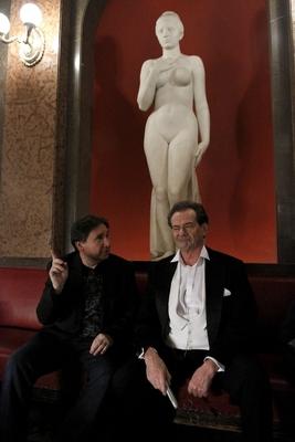 A "Kaland" című film forgatása-stock-foto