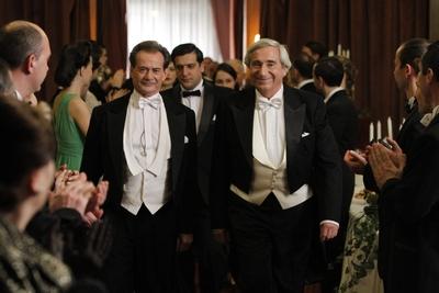 A "Kaland" című film forgatása-stock-foto