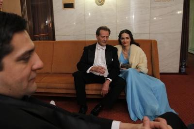 A "Kaland" című film forgatása-stock-foto