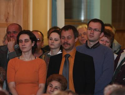 Tarlós István Kőbányán-stock-foto