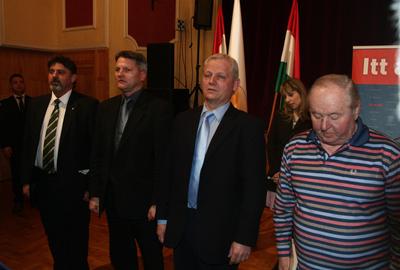 Tarlós István Kőbányán-stock-foto