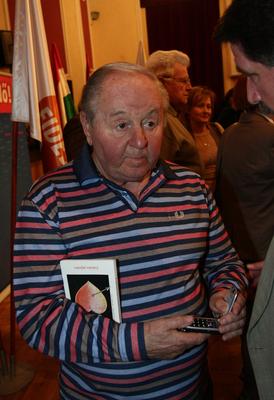 Tarlós István Kőbányán-stock-foto