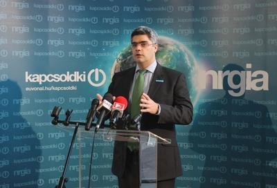 A "Kapcsold ki! II." kampányának sajtótájékoztatója-stock-foto