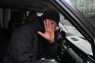 Keanu Reeves Budapesten-stock-foto