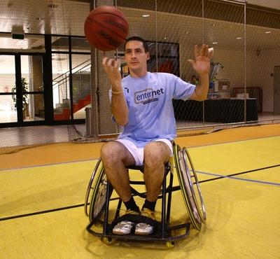 Kerekesszékes kosárlabda minitorna-stock-foto