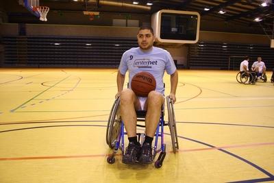 Kerekesszékes kosárlabda minitorna-stock-foto