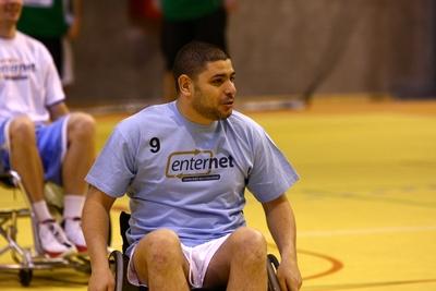 Kerekesszékes kosárlabda minitorna-stock-foto