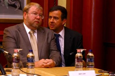 Sajtótájékoztató a kubai demokratikus átalakulásról-stock-foto