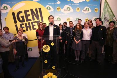 Választás 2010 - Lehet Más a Politika-stock-foto