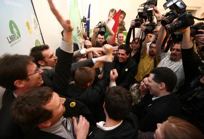 Választás 2010 - Lehet Más a Politika-stock-foto