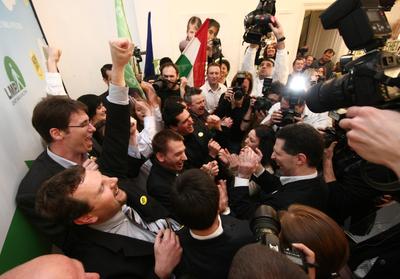 Választás 2010 - Lehet Más a Politika-stock-foto