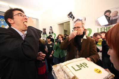 Választás 2010 - Lehet Más a Politika-stock-foto