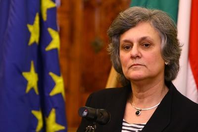 Miroslav Lajcak Budapesten-stock-foto