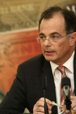 Monetáris Tanács ülése-stock-foto