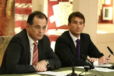 Monetáris Tanács ülése-stock-foto