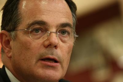 Monetáris Tanács ülése-stock-foto