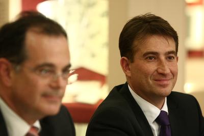 Monetáris Tanács ülése-stock-foto