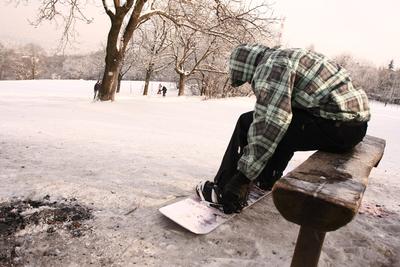 Normafa télen-stock-foto