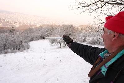 Normafa télen-stock-foto