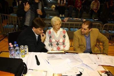 Kerekesszékes kosárlabda gála a SportMax Stadionban-stock-foto