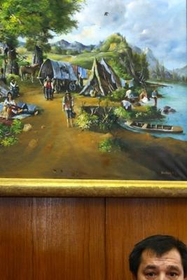 Az Országos Cigány Önkormányzat sajtótájékoztatója-stock-foto