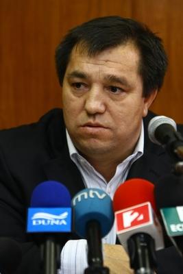 Az Országos Cigány Önkormányzat sajtótájékoztatója-stock-foto