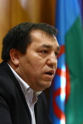 Az Országos Cigány Önkormányzat sajtótájékoztatója-stock-foto