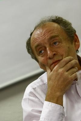 Ormos Mária és Krausz Tamás előadása-stock-foto