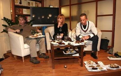 Paleolit táplálkozás - beszélgetés-stock-foto