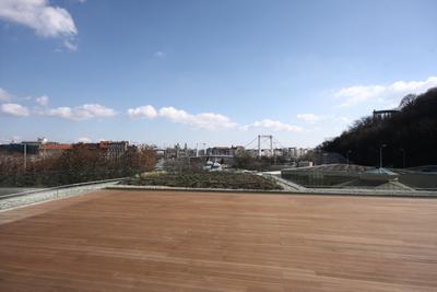 Építkezés a Rácz Fürdőnél-stock-foto