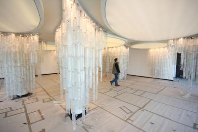 Építkezés a Rácz Fürdőnél-stock-foto