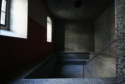 Építkezés a Rácz Fürdőnél-stock-foto